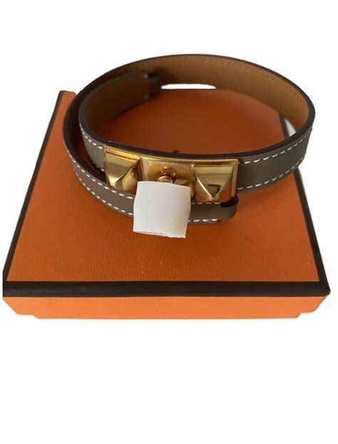 hermes maroon bracelet|Hermes brown leather bracelet.